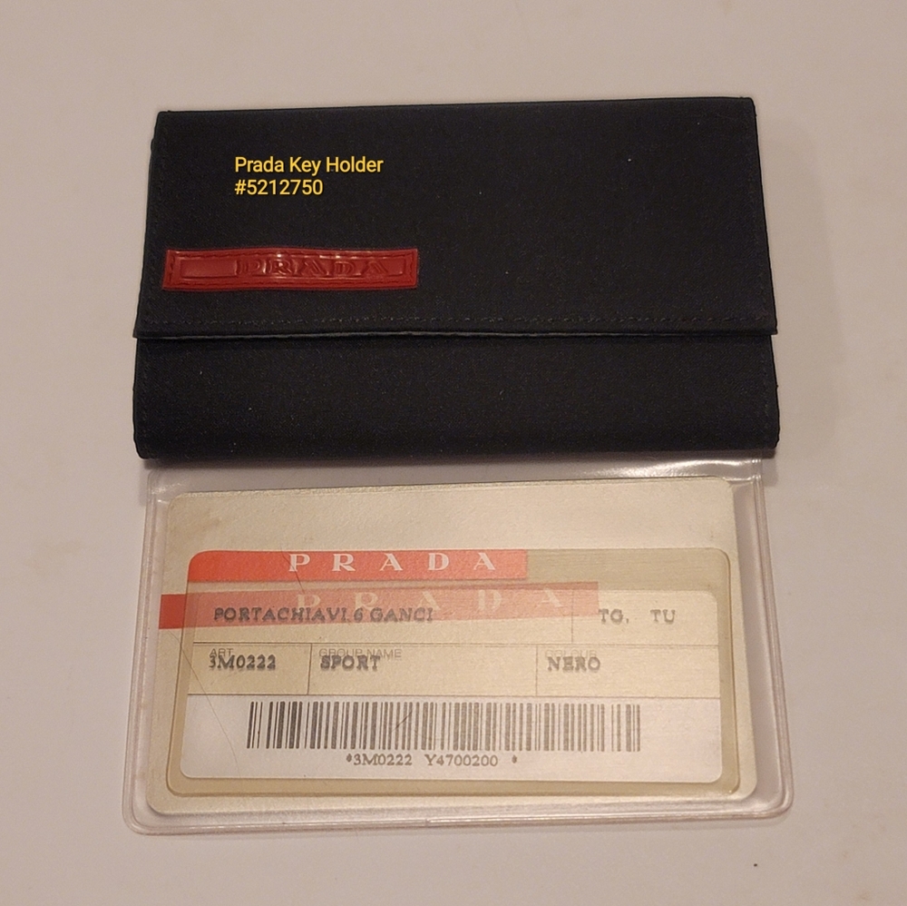 Prada Black Key Holder
